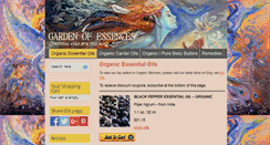 Desktop Screenshot of gardenofessences.com